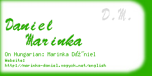 daniel marinka business card